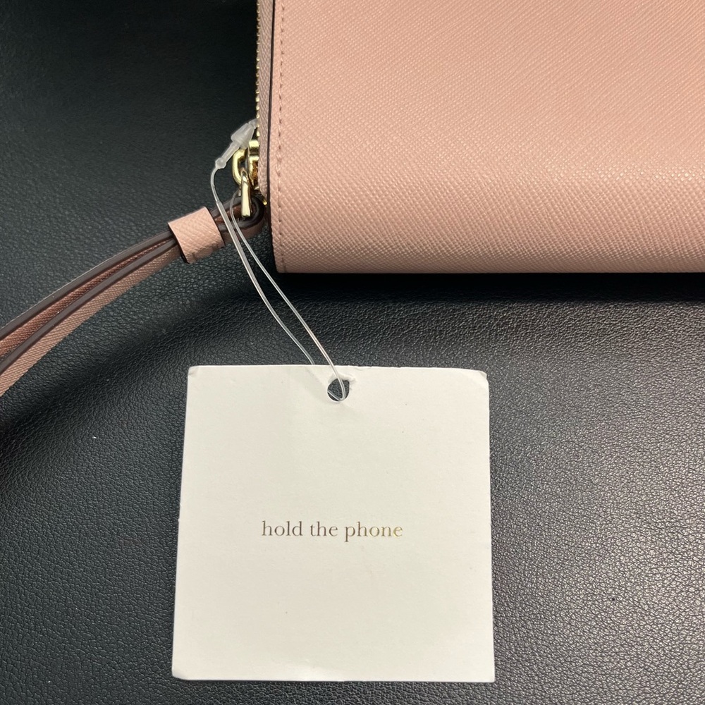 kate spade Pale Blush Zip-Around Wristlet Phone Case - NWT - iPhone X or XS - Picture 3 of 8